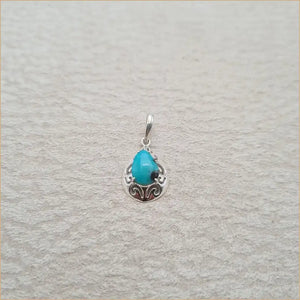 Pendentif turquoise goutte "PI1027.Y"