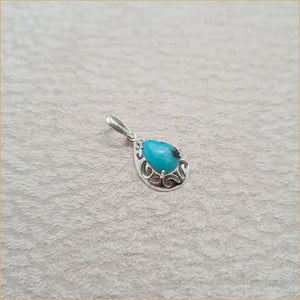 Pendentif turquoise goutte "PI1027.Y"