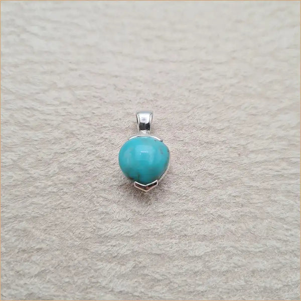 Pendentif turquoise coeur "PI1030.Y"