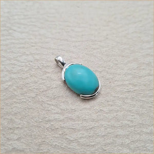 Pendentif turquoise ovale "PI1036.Y"
