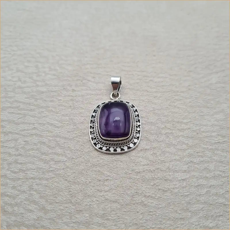 Pendentif améthyste "PI1047.A"