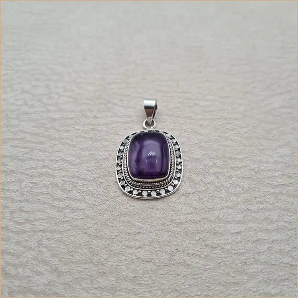 Pendentif améthyste "PI1047.A"