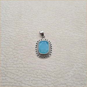 Pendentif calcédoine "PI1047.B"