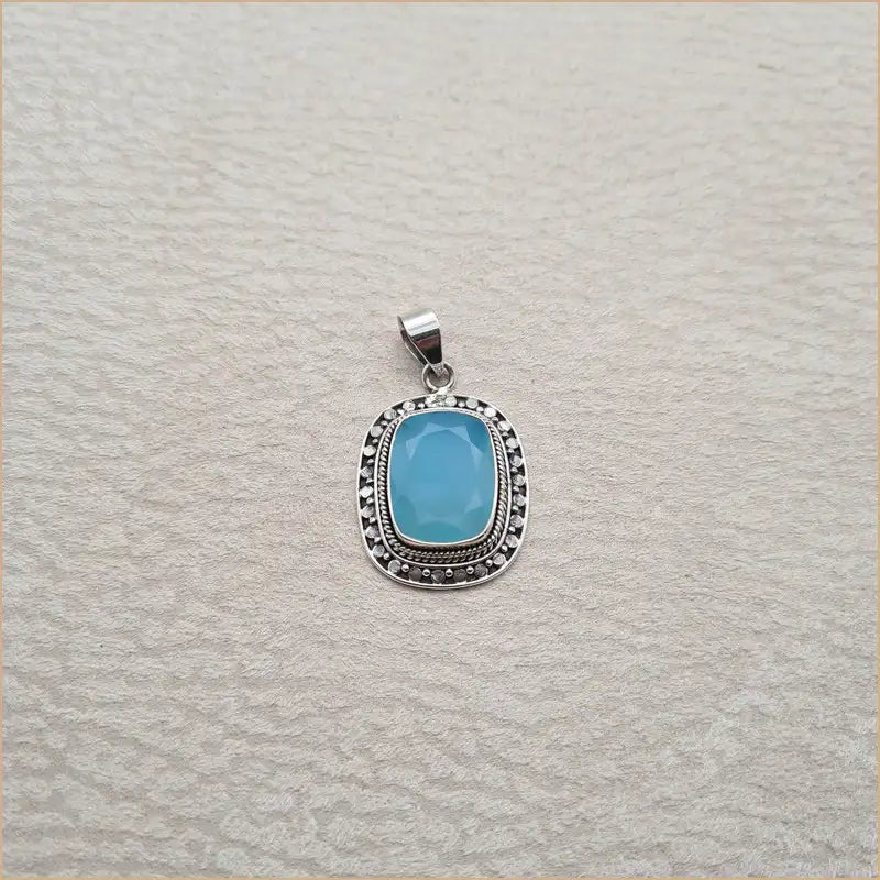 Pendentif calcédoine "PI1047.B"