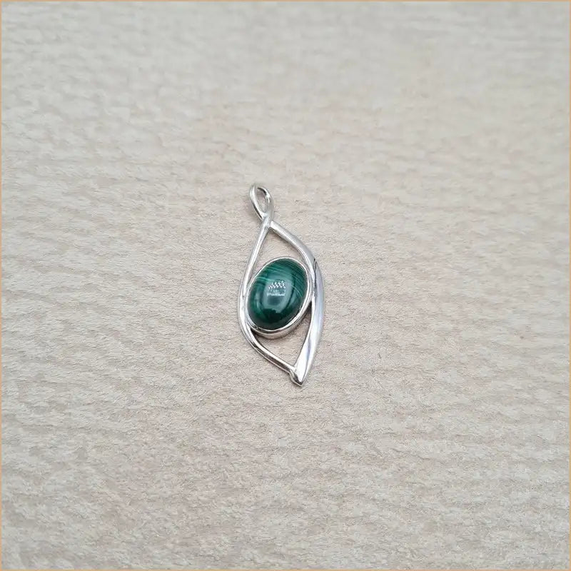 Pendentif malachite "PI1056.M"