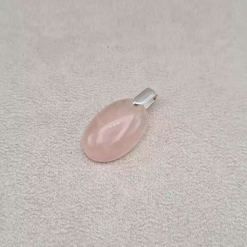 Pendentif quartz rose "PI1199.A"