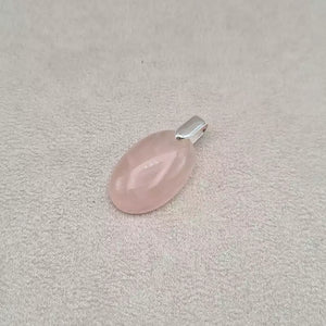 Pendentif quartz rose "PI1199.A"