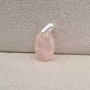 Pendentif quartz rose "PI1199.A"