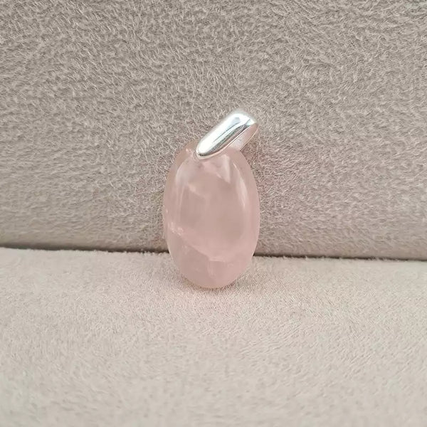 Pendentif quartz rose "PI1199.A"