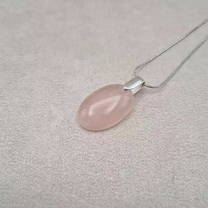 Pendentif quartz rose "PI1199.A"