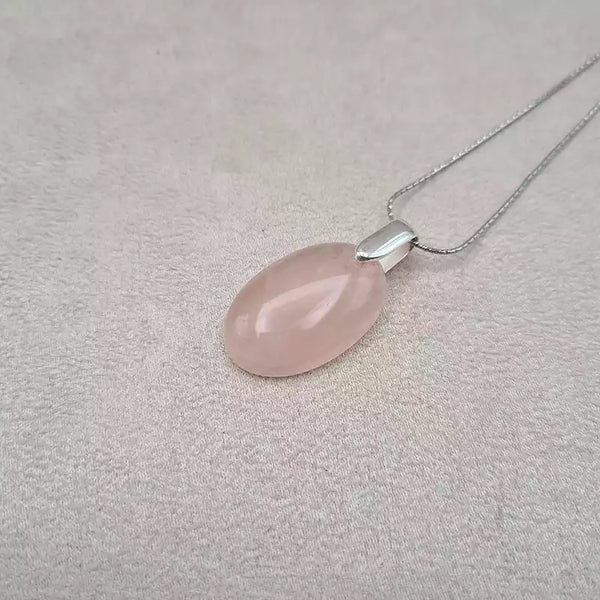 Pendentif quartz rose "PI1199.A"