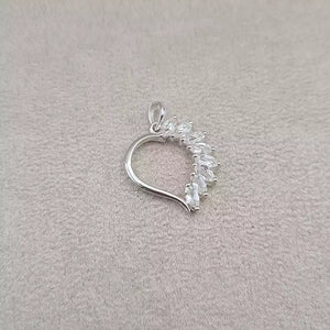 Pendentif cristal de roche "PI1205.CR"