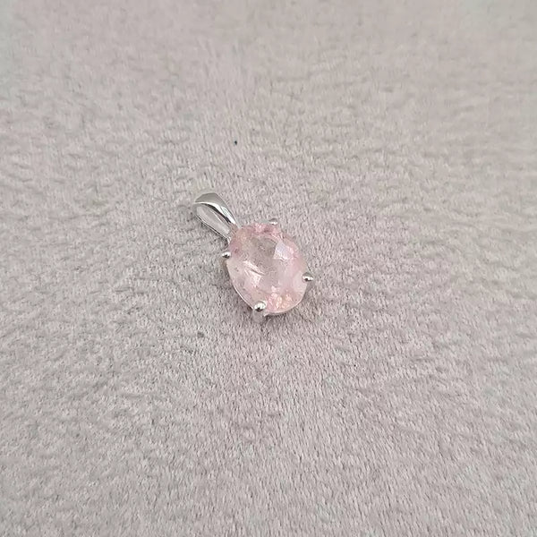 Pendentif morganite cut "PI1207"