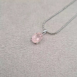 Pendentif morganite cut "PI1207"