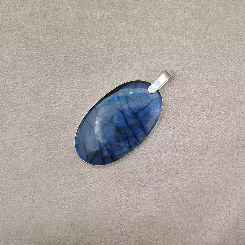 Pendentif ovale labradorite "PI1209.C"