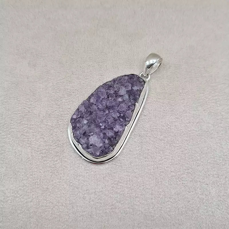 Pendentif améthyste brute "PI1212"