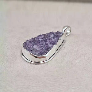 Pendentif améthyste brute "PI1212"