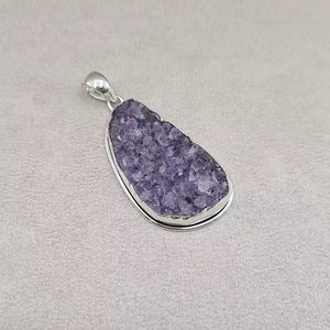 Pendentif améthyste brute "PI1212"