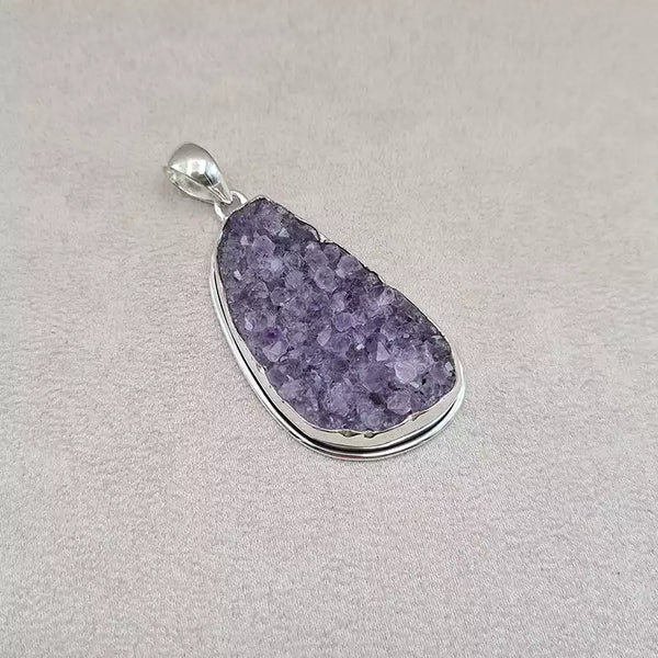 Pendentif améthyste brute "PI1212"