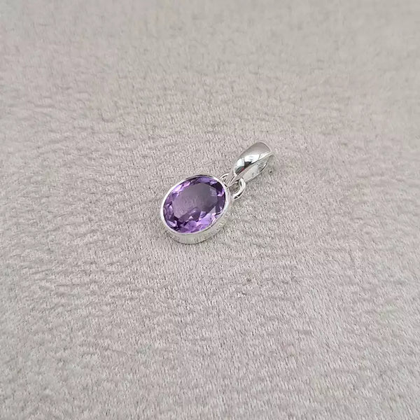 Pendentif améthyste "PI1218.A"