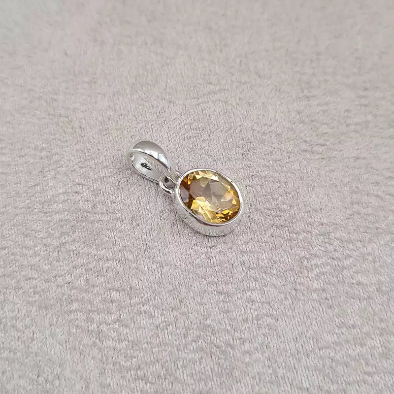 Pendentif citrine "PI1218.C"