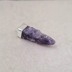 Pendentif améthyste brute "PI1225.A"