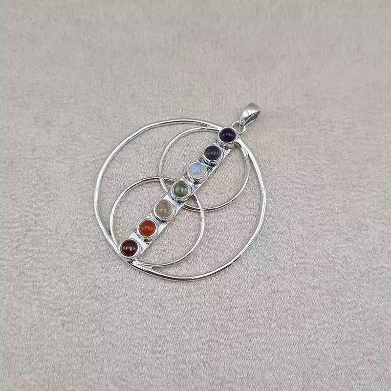 Pendentif 7 chakras "PI1227"