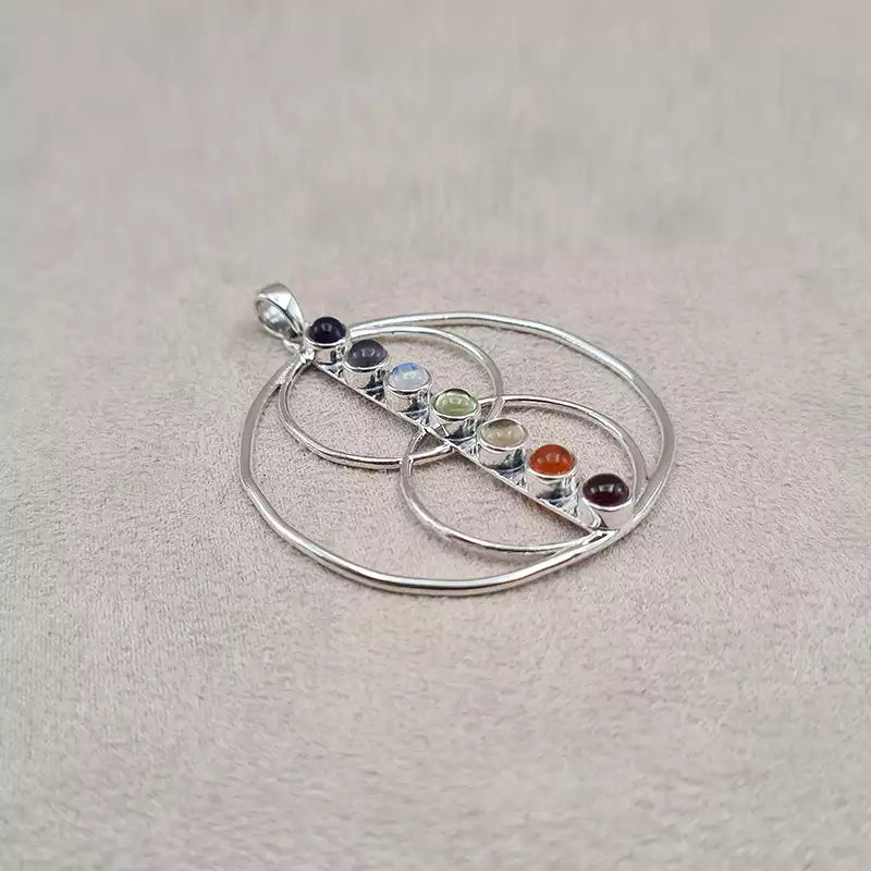 Pendentif 7 chakras "PI1227"