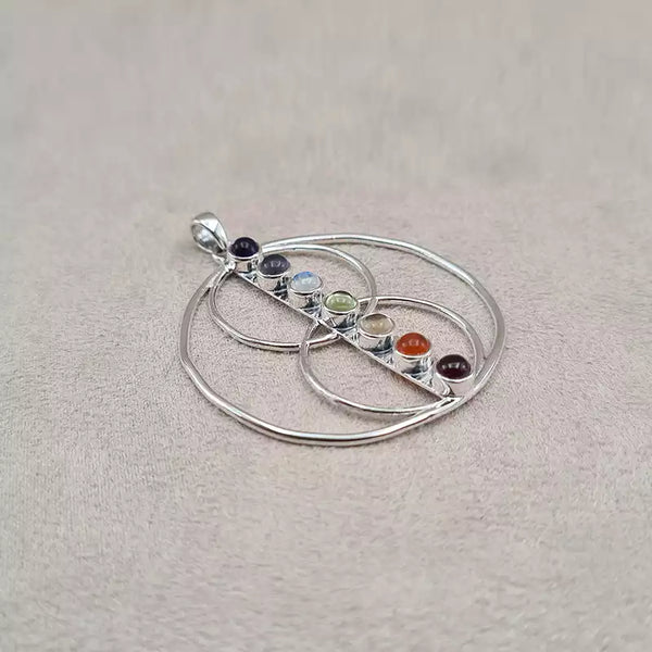 Pendentif 7 chakras "PI1227"