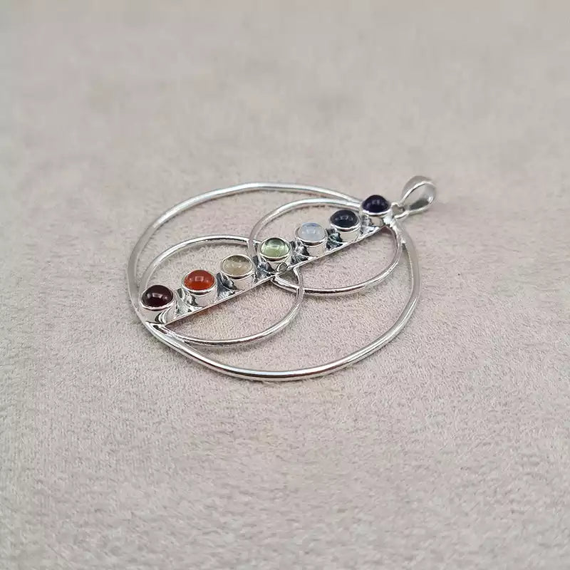 Pendentif 7 chakras "PI1227"
