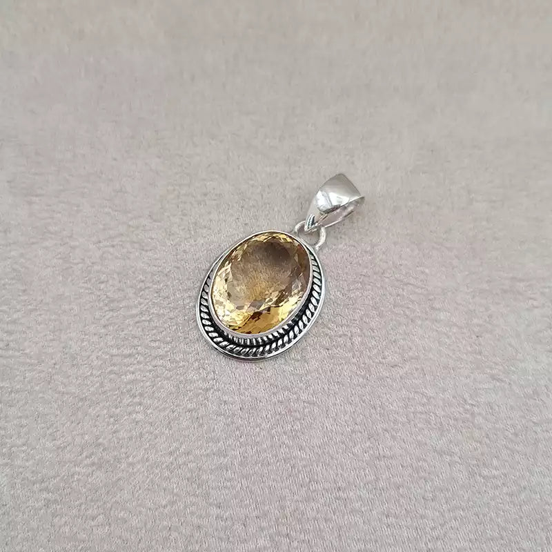 Pendentif citrine "PI1235.C"