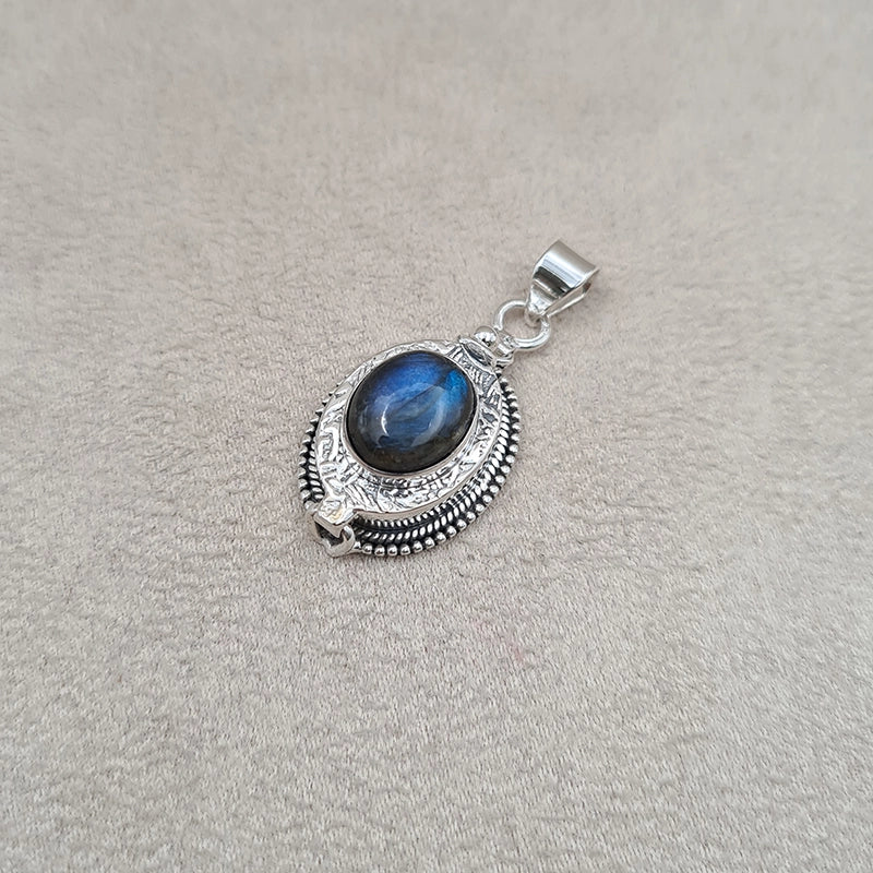 Pendentif box labradorite "PI1238.L"