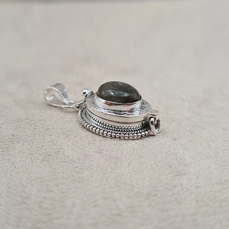 Pendentif box labradorite "PI1238.L"