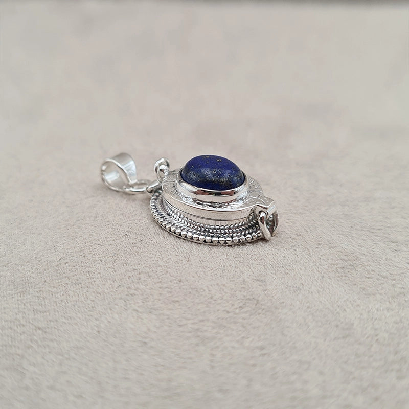 Pendentif box lapis lazuli "PI1238.Z"