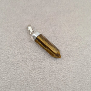 Pendentif crayon oeil de tigre "PI1243.OT"
