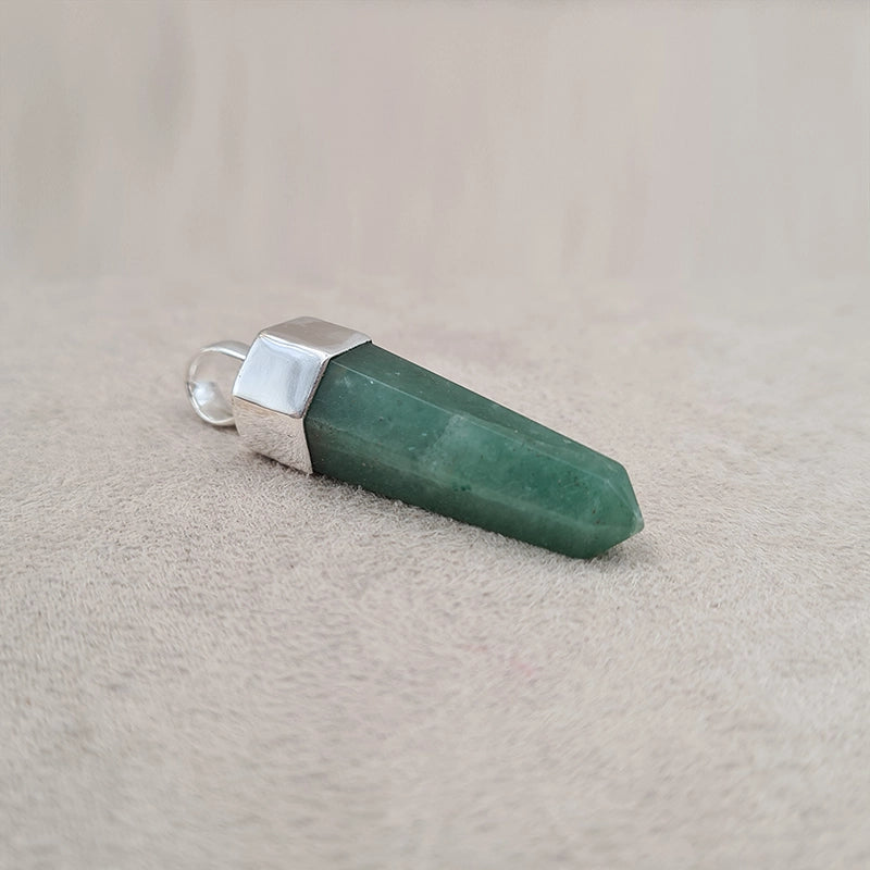 Pendentif crayon jade "PI1247.A"
