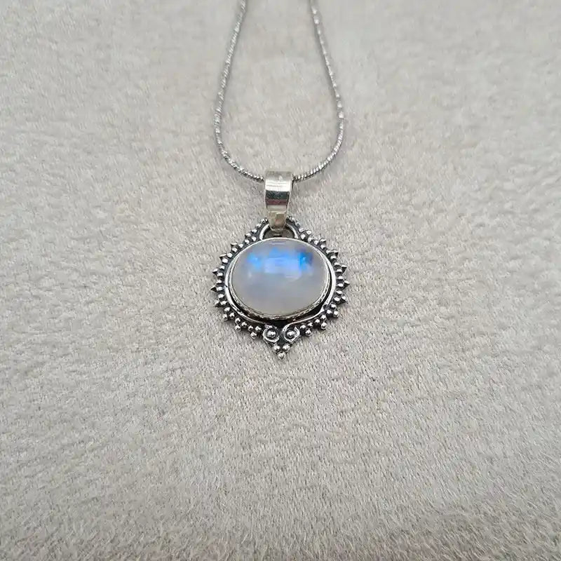 Pendentif pierre de lune "PI1309.P"