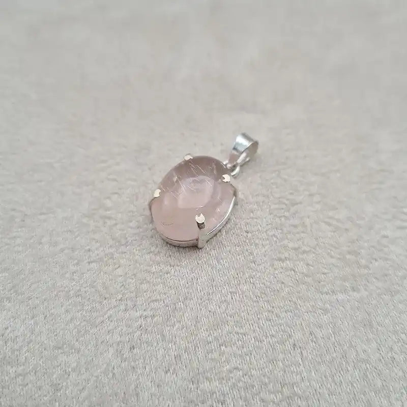 Pendentif rose quartz "PI1322.A"