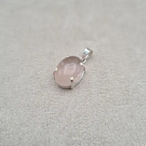 Pendentif rose quartz "PI1322.A"
