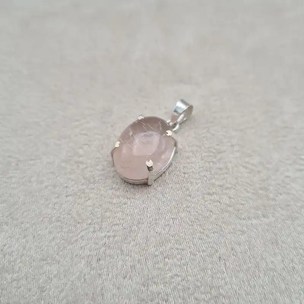 Pendentif rose quartz "PI1322.A"