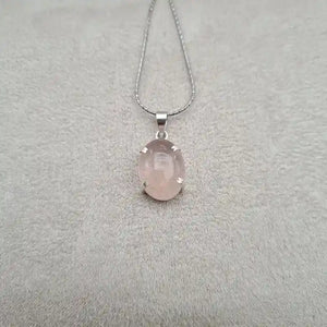 Pendentif rose quartz "PI1322.A"
