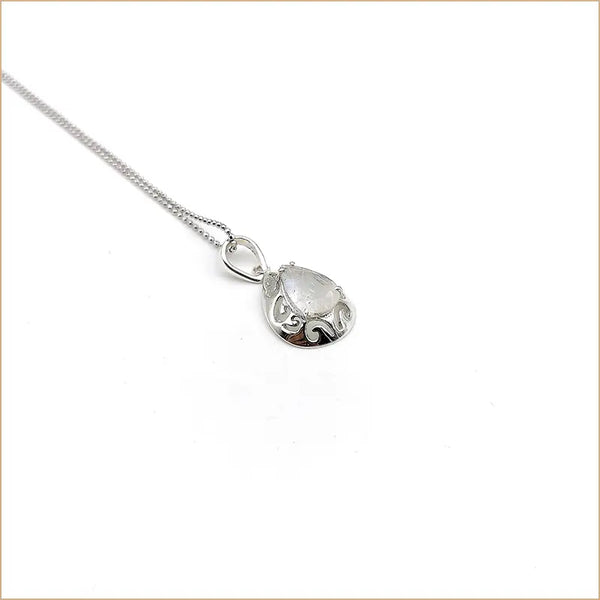 Pendentif pierre de lune goutte "PI1026.P"