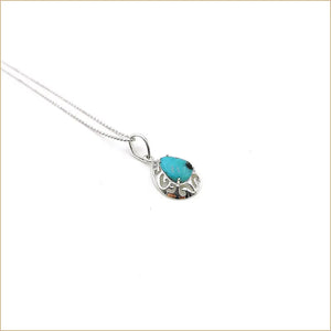 Pendentif turquoise goutte "PI1027.Y"
