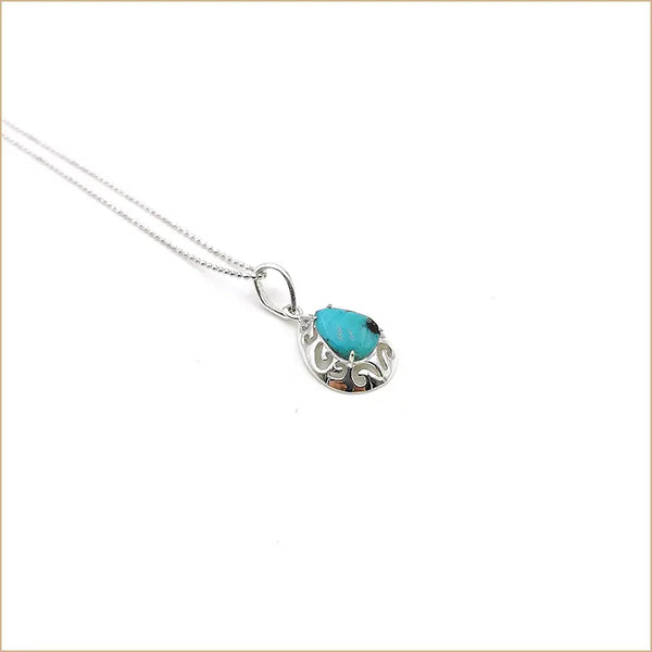 Pendentif turquoise goutte "PI1027.Y"