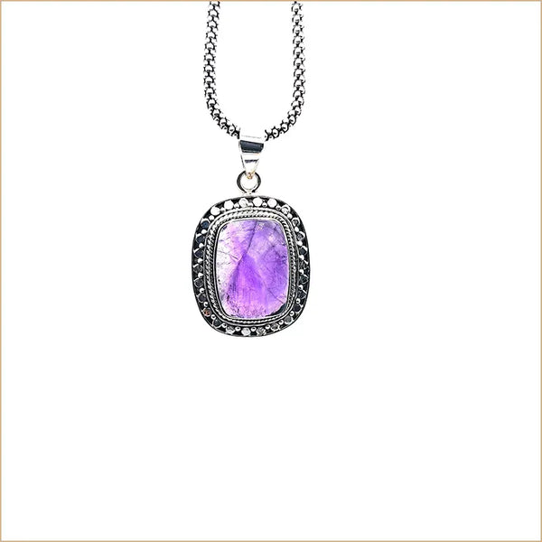 Pendentif améthyste "PI1047.A"