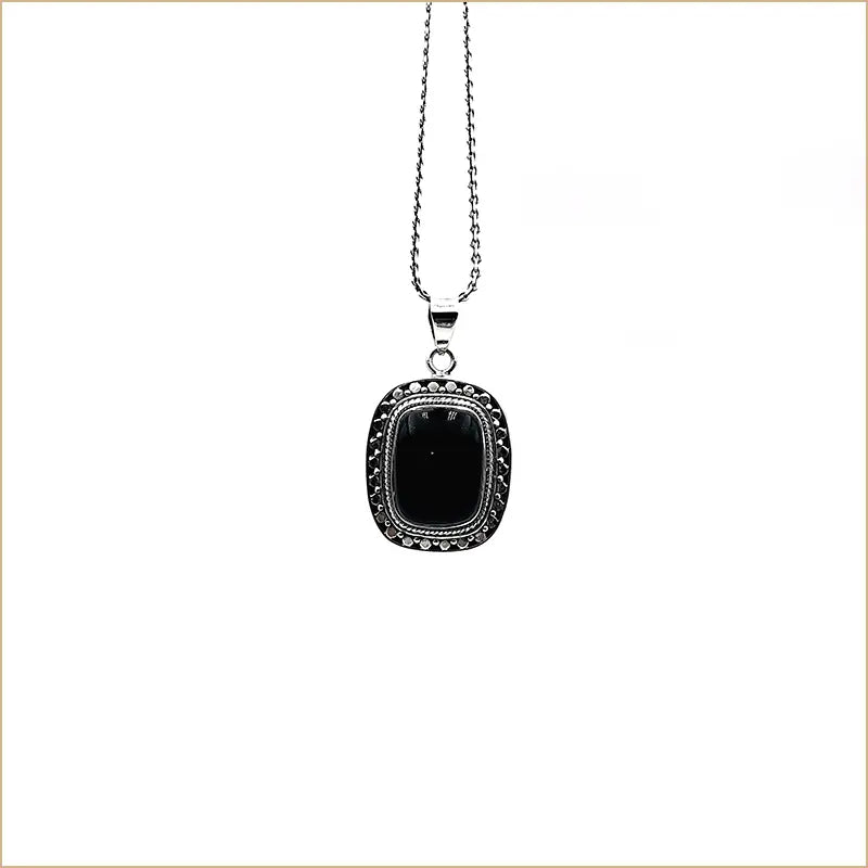 Pendentif onyx "PI1047.O"