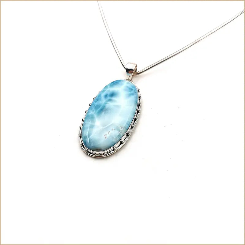 Pendentif larimar "PI670"