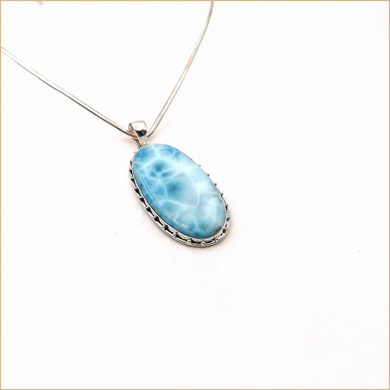 Pendentif larimar "PI670"