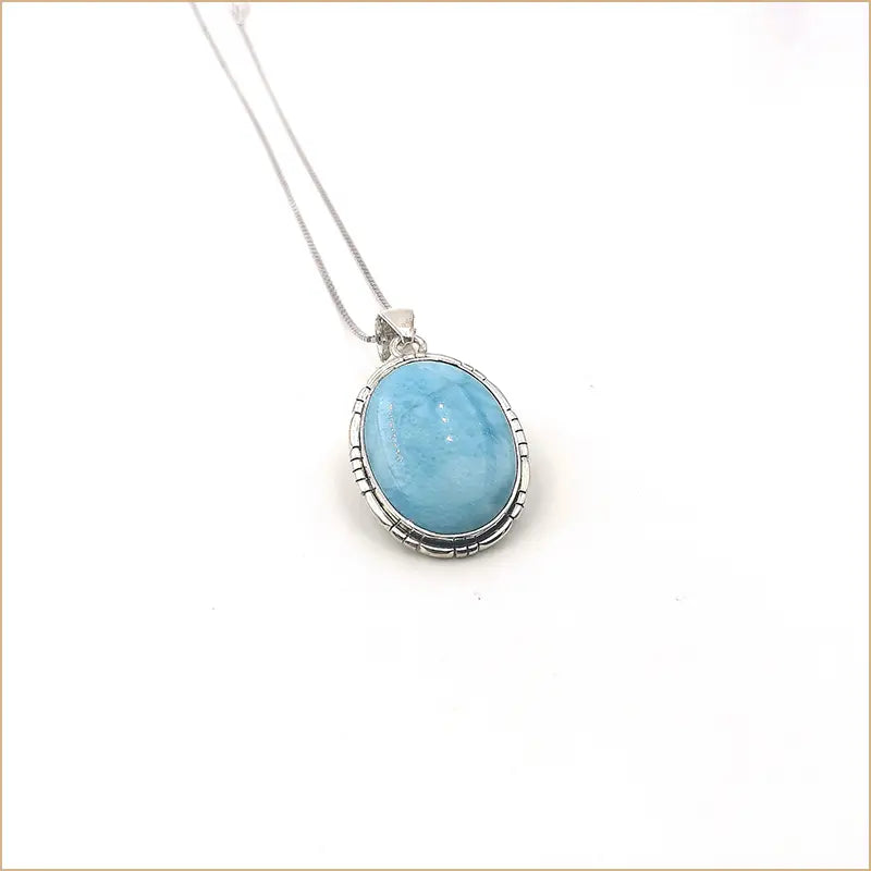 Pendentif larimar "PI672"