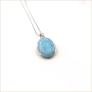 Pendentif larimar "PI672"